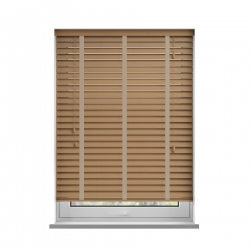 50mm Light Oak Timberlux  Basswod Wood Blinds 